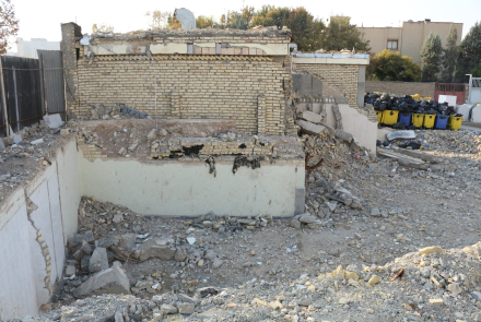 روند ادامه پروژه تخریب و بهسازی ضلع جنوبی مرکز کاشانی